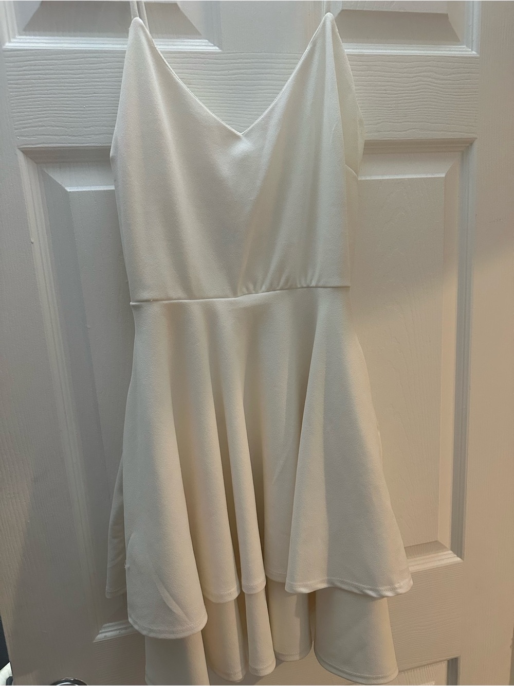 Windsor Ivory Fit-and-Flare Dress